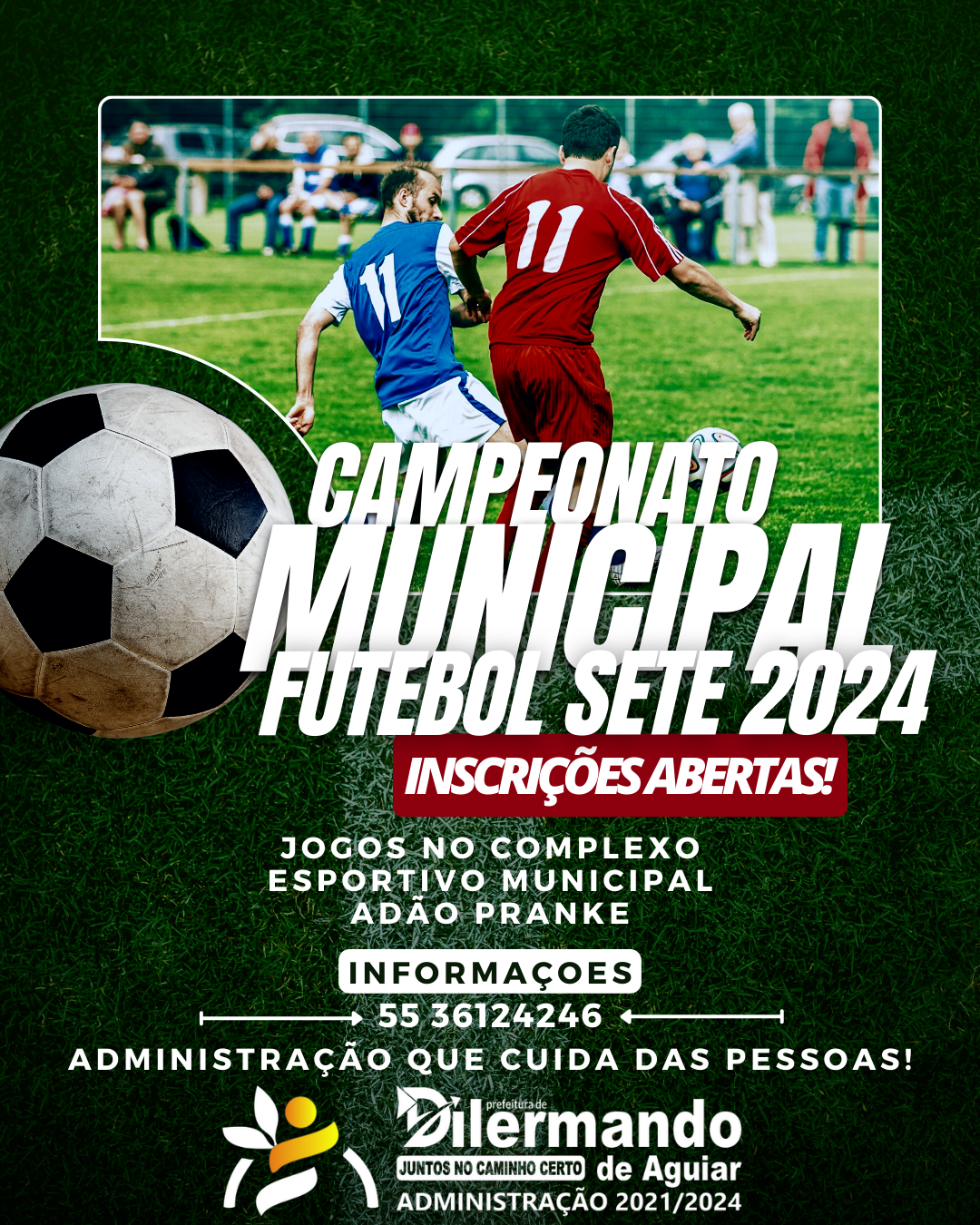 Inscrições Abertas para Campeonato de Futebol Post para Instagram 2